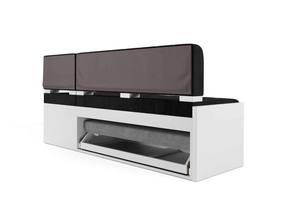 Кухонные уголки, Диван угловой кухонный Ганновер (Велюр) 205х82х130 см