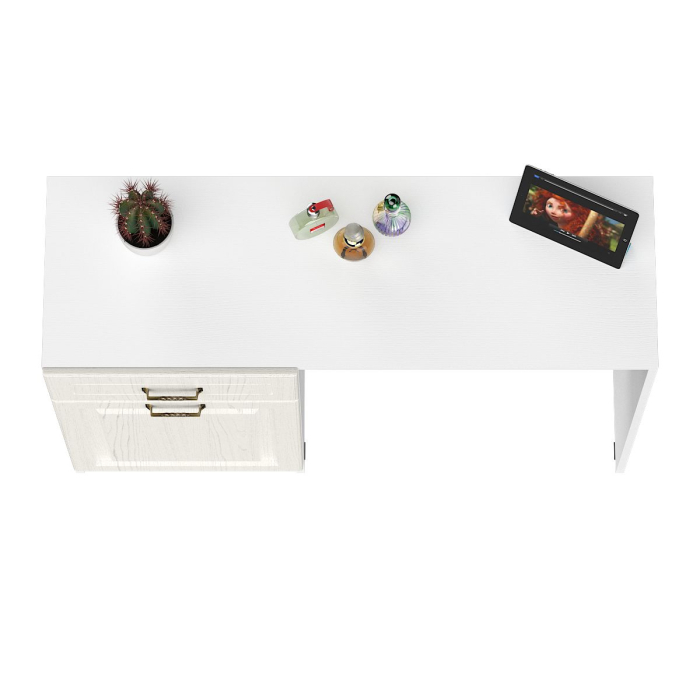 Туалетные столики, Стол туалетный 12.46 Ливерпуль ясень ваниль/белый