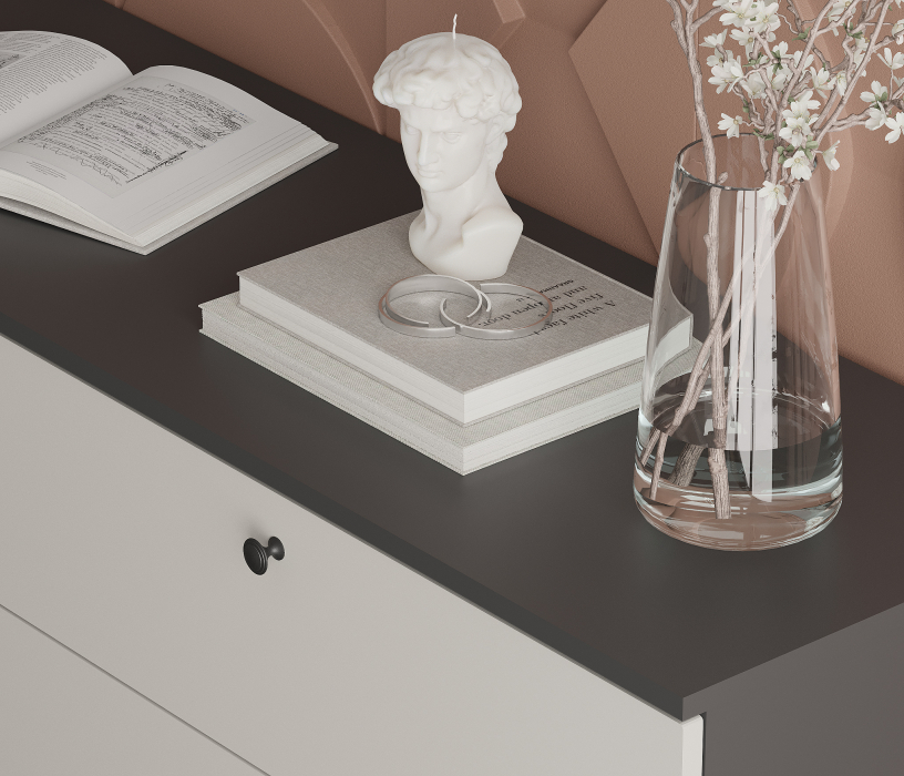 Комоды, Комод Тренд СБ-3446 3 ящика, 1 дверь