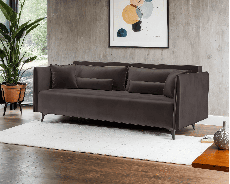 Диваны кровати со спальным местом, Диван прямой тик-так Майами (Бархат)