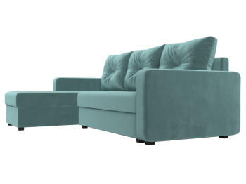 Угловой диван Ливерпуль Лайт левый угол, велюр