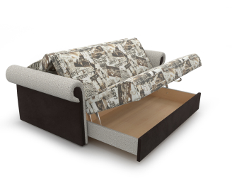 Диван прямой аккордеон Лотос 140 см