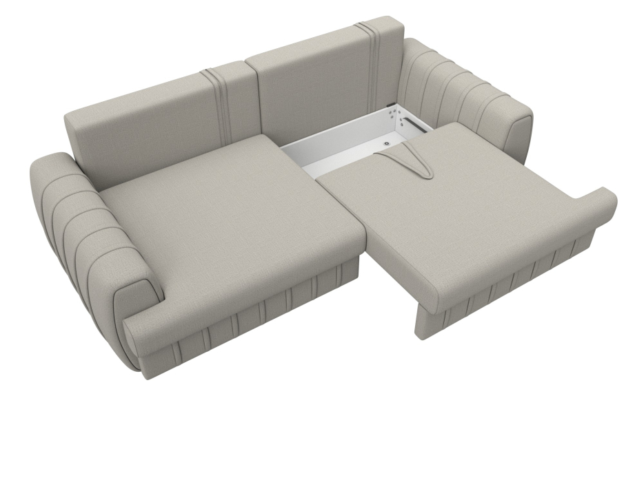 Диваны еврокнижки, Диван прямой Лига-057 НПБ, рогожка Амур