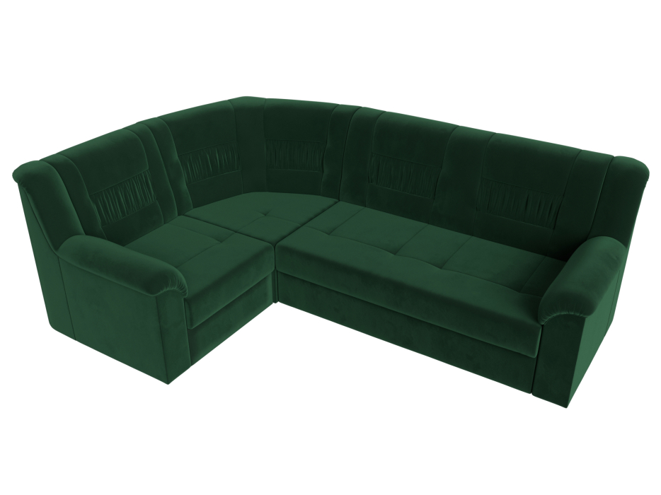 Диваны угловые в гостиную, Угловой диван Карелия левый, велюр