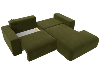 Диван угловой Лига-036 Классик правый угол, микровельвет