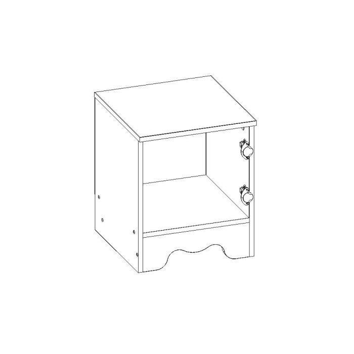 Прикроватные тумбы, Тумба прикроватная Шерри