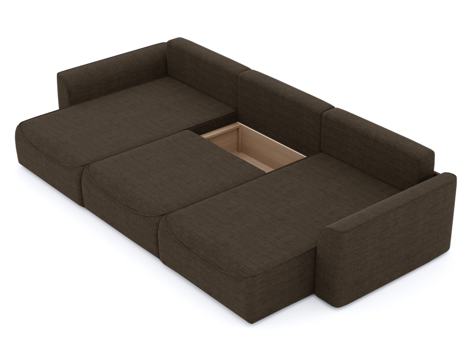 Диваны угловые в гостиную, Диван-кровать П-образный Рафаэль еврокнижка НПБ, рогожка Люкс