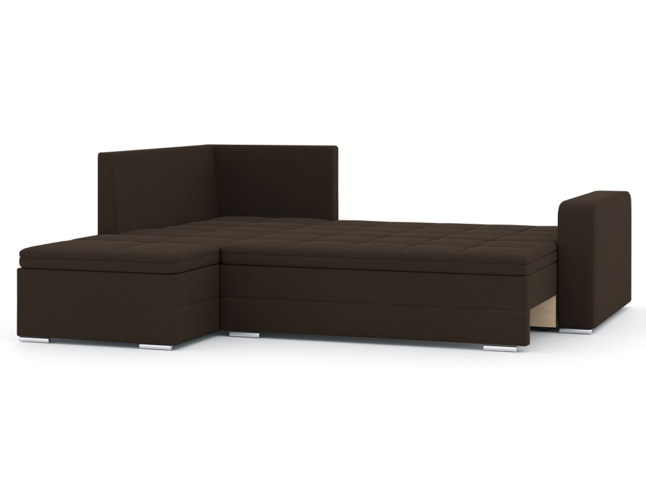 Диваны угловые в гостиную, Диван-кровать угловой еврокнижка Бромен, рогожка