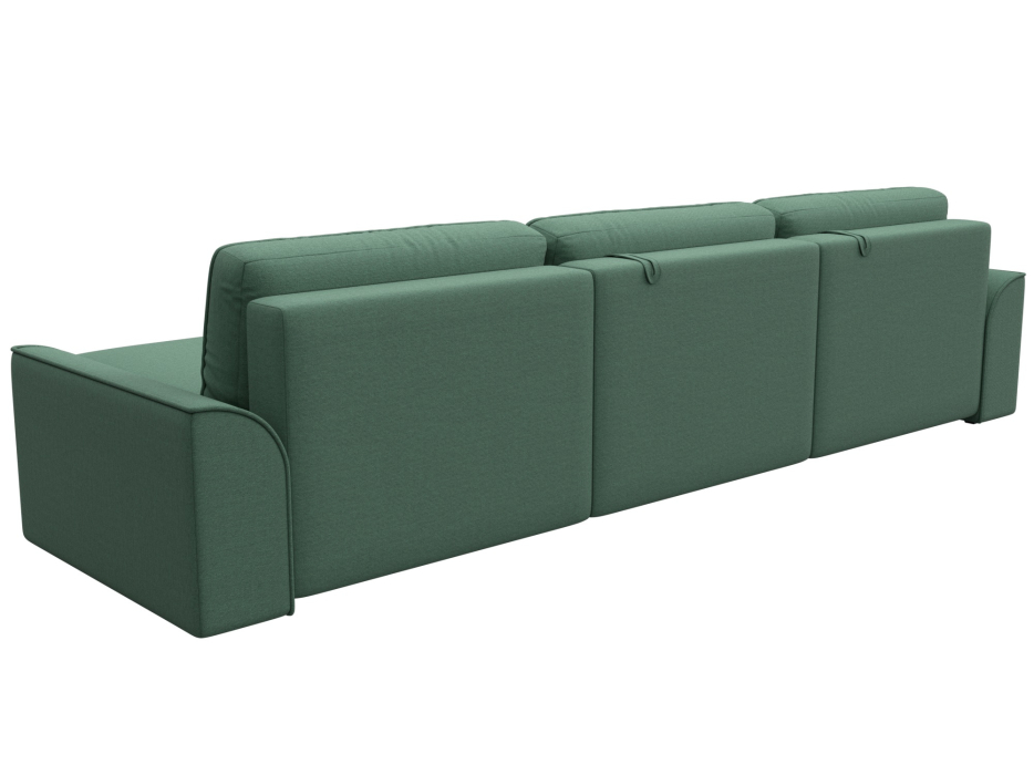 Диваны угловые в гостиную, Диван угловой Лига-048 НПБ лонг, рогожка Амур