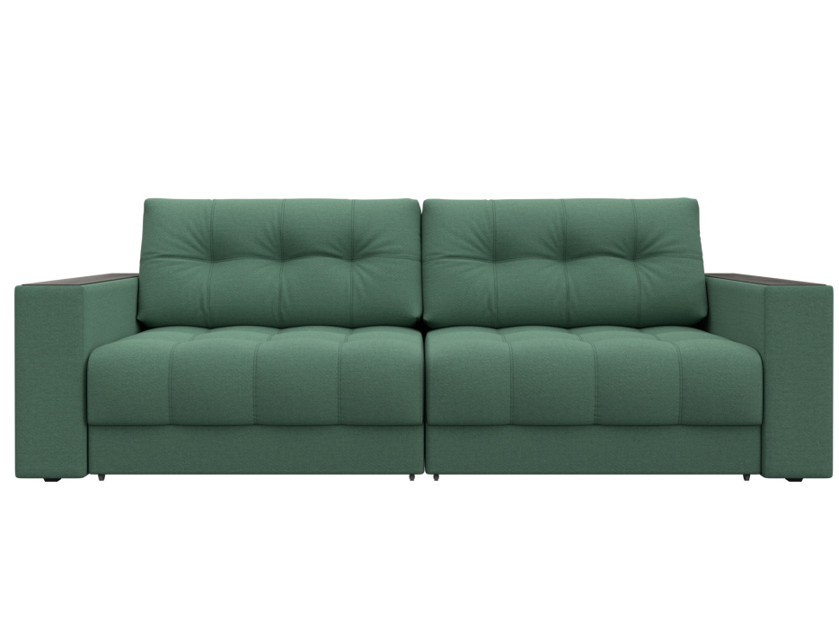 Диваны еврокнижки, Диван прямой с декором Лига-049 НПБ, рогожка Амур