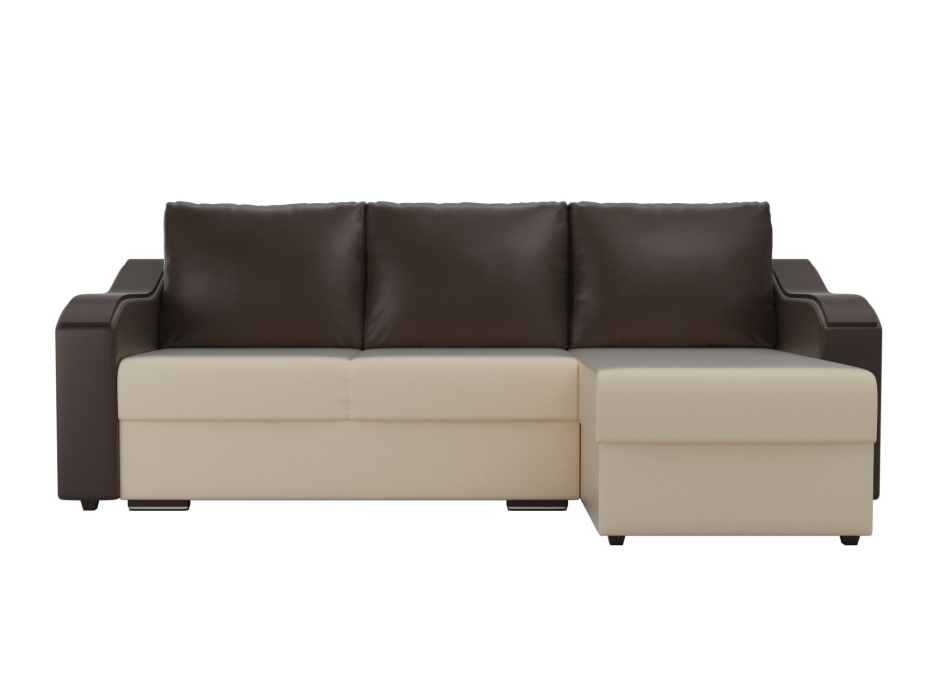 Диваны угловые в гостиную, Диван угловой Монако,эко- кожа,правый угол