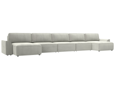 Диваны еврокнижки, Диван П-образный Лига-048 НПБ МегаЛонг, велюр TOWER