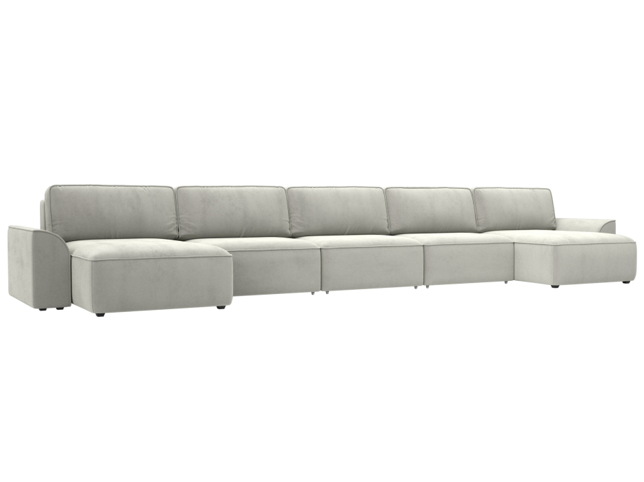 Диваны еврокнижки, Диван П-образный Лига-048 НПБ МегаЛонг, велюр TOWER