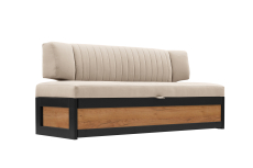 Диваны прямые кухонные, Прямой кухонный диван Парус 188 Дуб крафт золотой