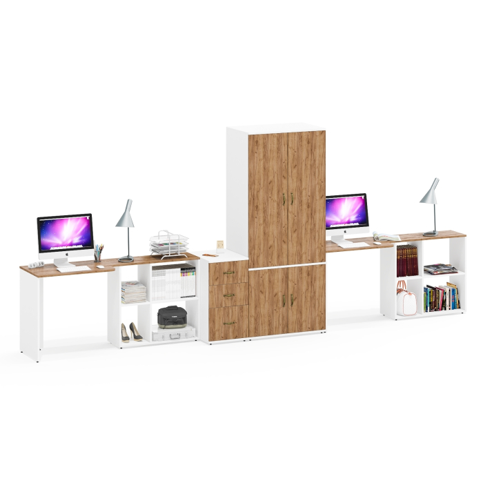 Домашние кабинеты, Мебель для домашнего обучения двоих детей Лидер-8 № 46