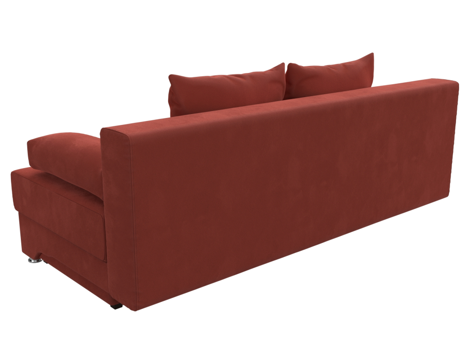 Диваны еврокнижки, Диван прямой Ник-2, микровельвет