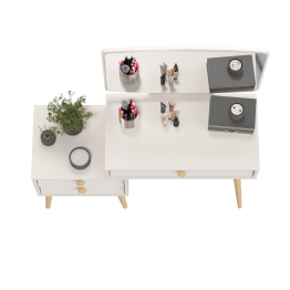 Трюмо с зеркалом Афина 4-25901