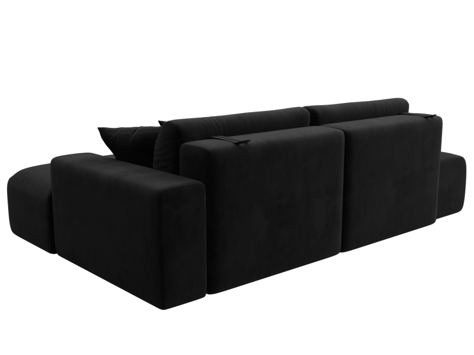 Диваны угловые в гостиную, Диван угловой Лига-036 Модерн правый угол, велюр