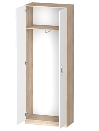 Распашной шкаф Лайф для одежды 80*40*215 Дуб сонома