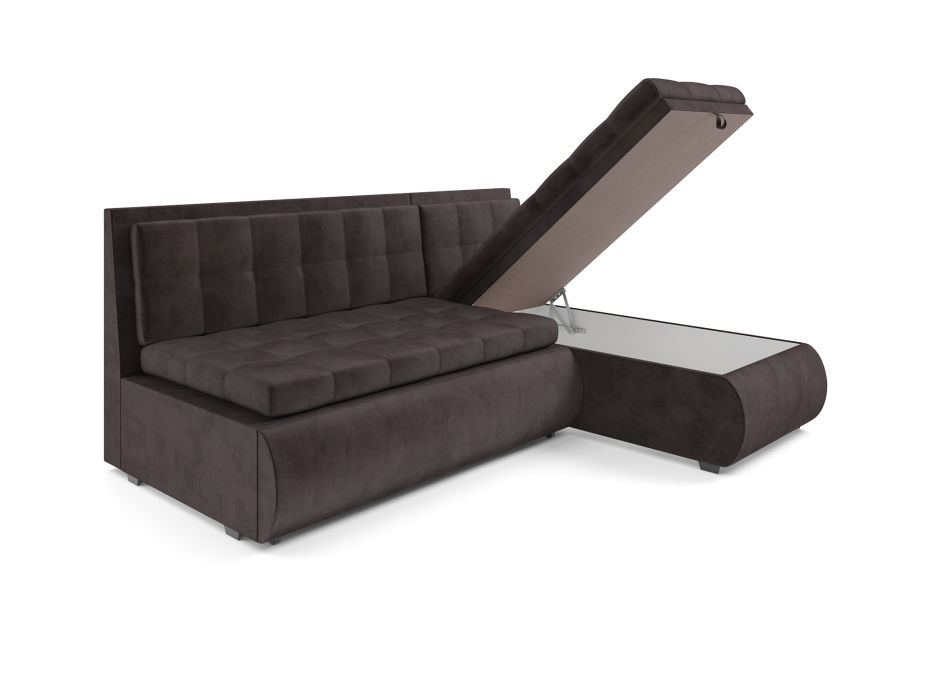 Диваны угловые в гостиную, Диван угловой Кормак (Бархат)