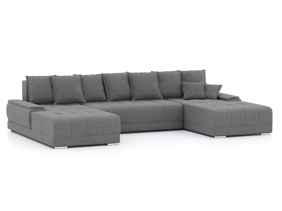 Диваны еврокнижки, Диван-кровать П-образный Нордвикс, рогожка Люкс