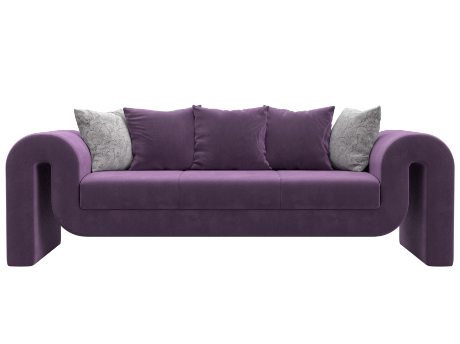 Диваны прямые кухонные, Диван прямой Волна, микровельвет