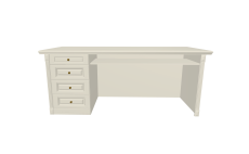 Прямые, Гостиная Деметра К-2 Стол (левый)