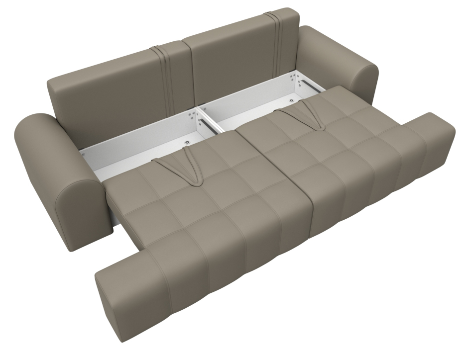 Диваны еврокнижки, Диван прямой Лига-080, экокожа GRIFON