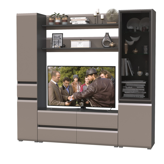 Стенки для гостиной, Модульная стенка для гостиной Сидней № 72