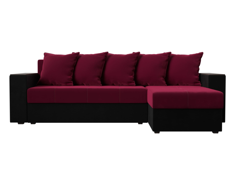 Диваны угловые в гостиную, Диван угловой Дубай Лайт угол универсальный, микровельвет