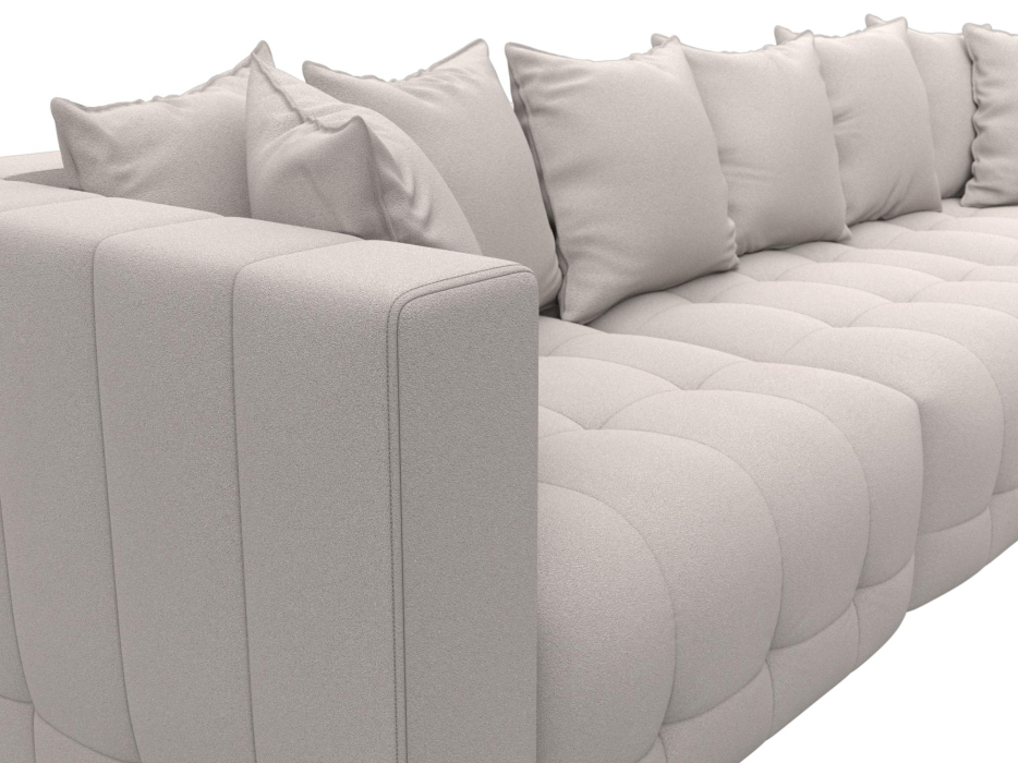 Дизайнерские диваны для гостиной, Диван прямой Лига-052 НПБ Лонг, замша JOLY