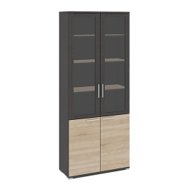 Шкаф для документов с 2-мя стеклянными дверями Успех-2 ПМ-184.17