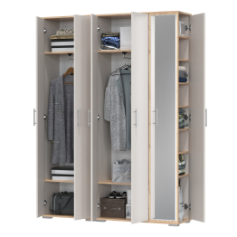 Модульная прихожая Домино-мини и шкаф для одежды Домино