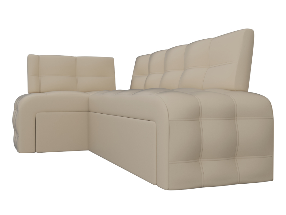 Диваны угловые кухонные, Кухонный угловой диван Люксор левый угол, экокожа