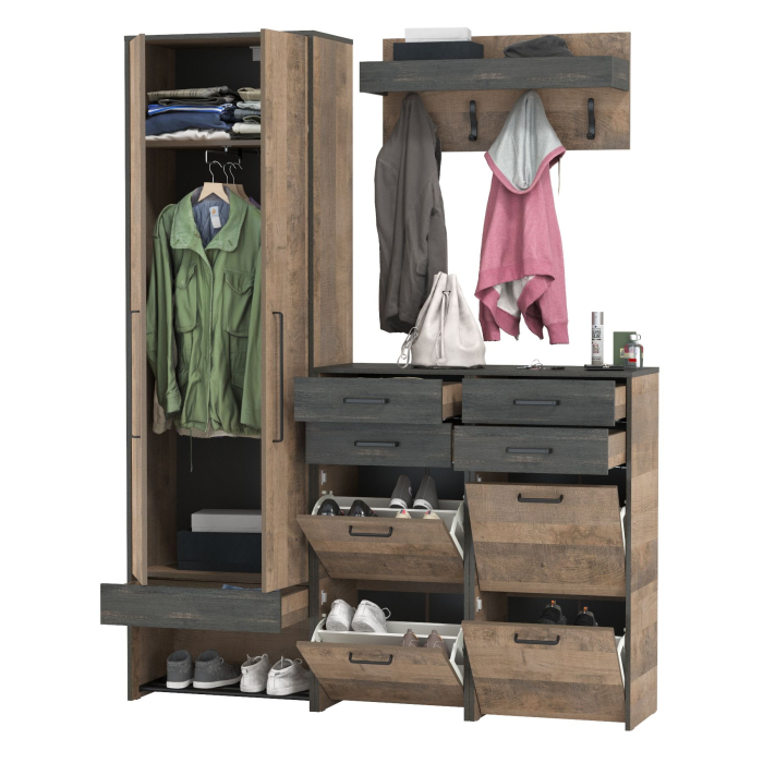 Прихожие, Прихожая Трувор № 206 со шкафом 2-х дверным