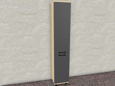 Шкафы пеналы, Модульная система Грейс Шкаф ШК-5076  Ясень Асахи