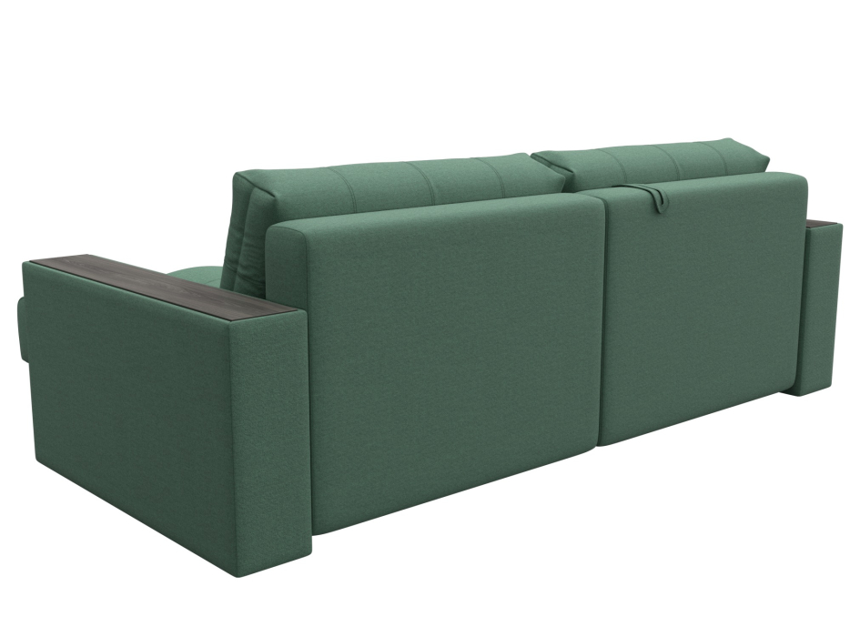 Дизайнерские диваны для гостиной, Диван угловой с декором Лига-049 НПБ, рогожка Амур