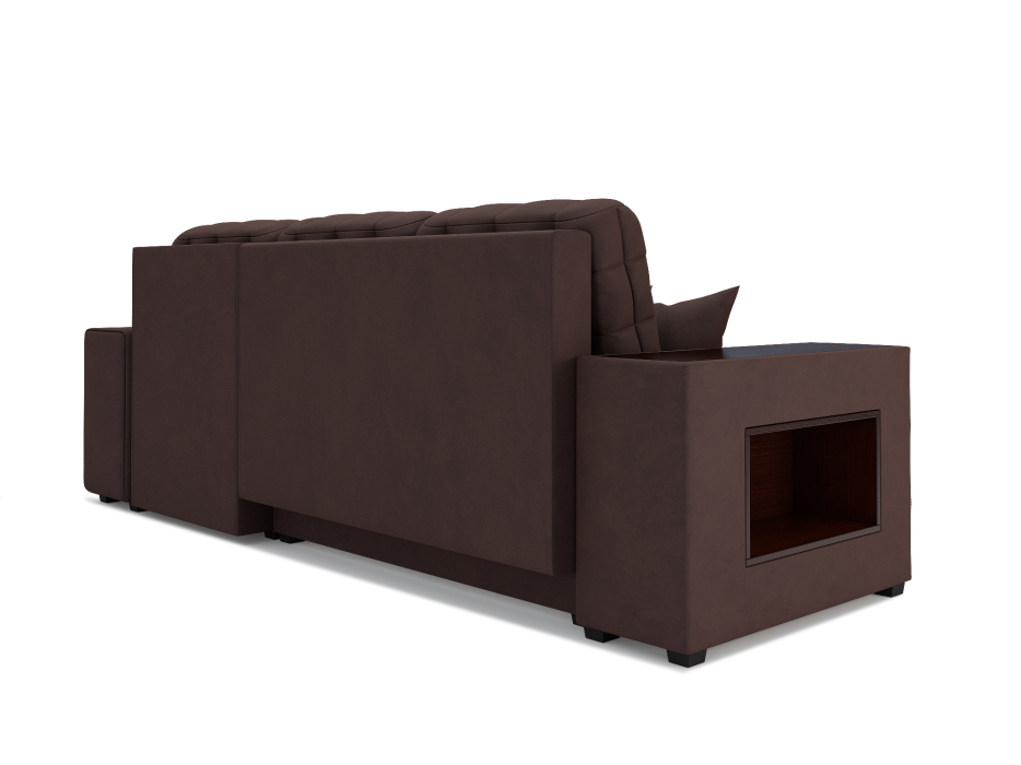 Диваны угловые в гостиную, Диван Мадрид Правый угол (Велюр)