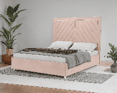 Мягкая кровать, Кровать Мишель 140 см (Кордрой)