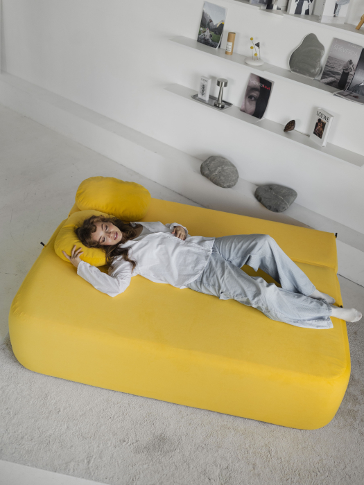 Дизайнерские диваны, Бескаркасный диван Бабл, велюр