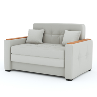 Диваны с ящиком для белья, Диван-кровать Этро Вуд, велюр, 120