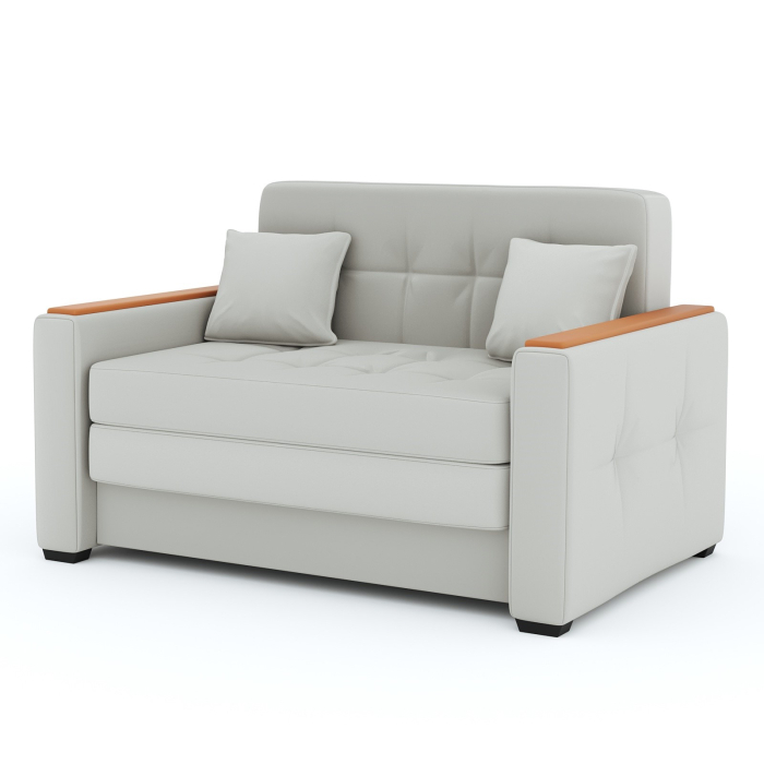 Диваны с ящиком для белья, Диван-кровать Этро Вуд, велюр, 120