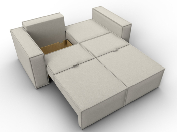 Диван прямой Куба мини, рогожка Амур