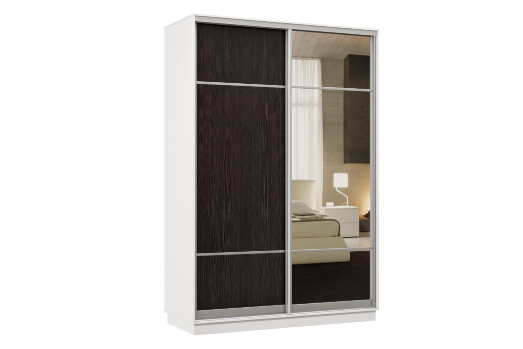 Шкафы-купе, Шкаф-купе Премьер Лайт 03 (08;11) двухдверный