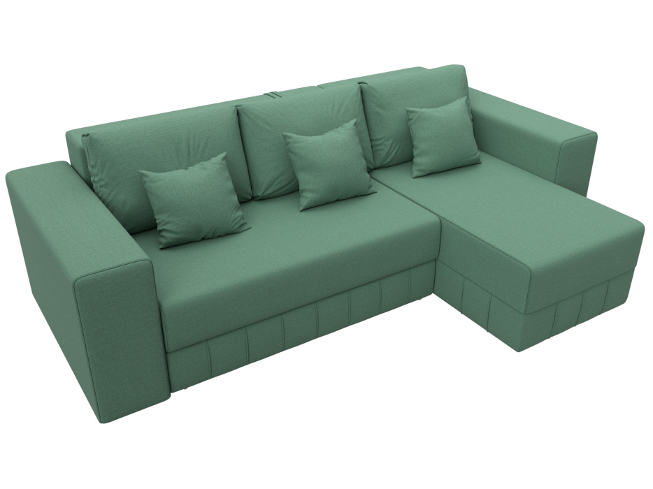 Диваны угловые в гостиную, Диван угловой Лига-076 угол универсальный, рогожка Амур