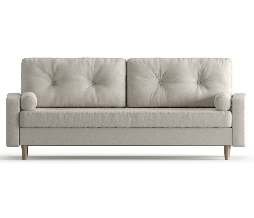 Диваны с ящиком для белья, Диван-кровать Belfast, независимый пружинный блок, рогожка