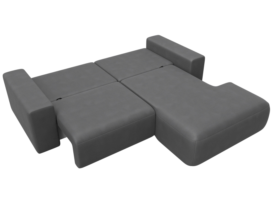 Диваны угловые в гостиную, Диван угловой Лига-036 НПБ Классик правый угол, замша JOLY