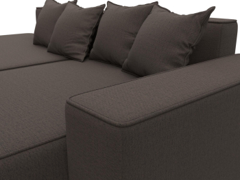 Диван угловой Лига-079 угол правый, рогожка Амур