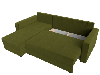 Угловой диван Ливерпуль Лайт левый угол, микровельвет