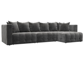 Диван угловой Лига-052 НПБ Лонг угол универсальный, велюр TOWER